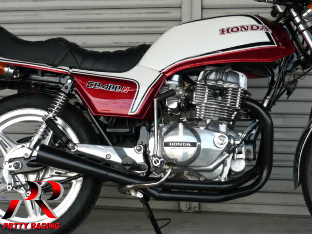 楽天市場】HONDA CB250N CB400N ホーク3 極 サイドクロス管 メガホン