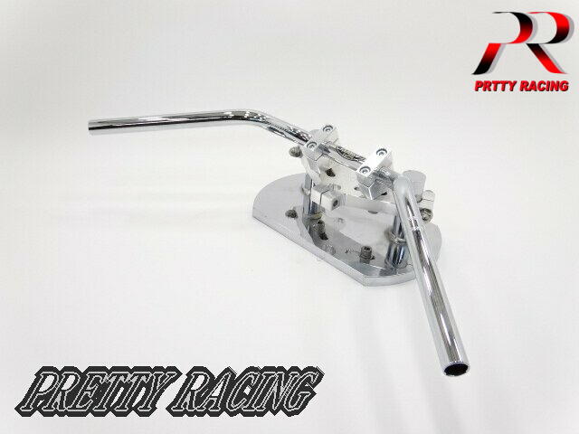 楽天市場】PRETTY RACING製 極ハンドル メッキ バリオス/XJR/CB400SF