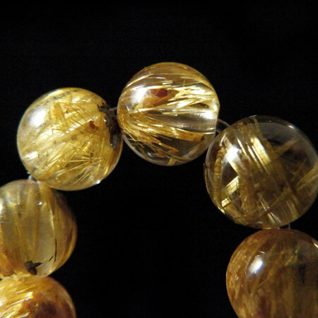 楽天市場】ヘマタイトルチルクォーツ ブレスレット 7mm玉×24個 内周