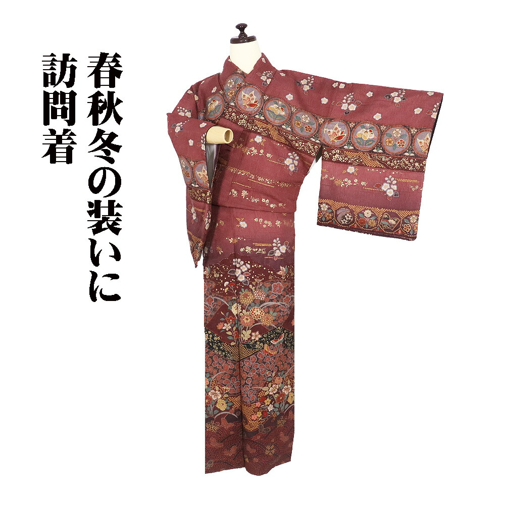 楽天市場】椿（種類（着物）訪問着）（着物｜和服）：レディース