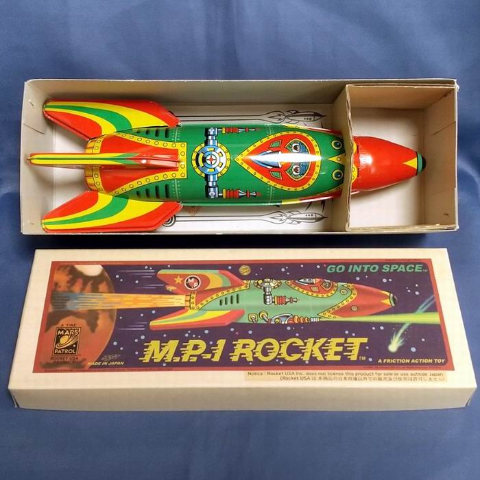 楽天市場】ブリキ製 MP-1 ROCKET フリクションアクション 日本製