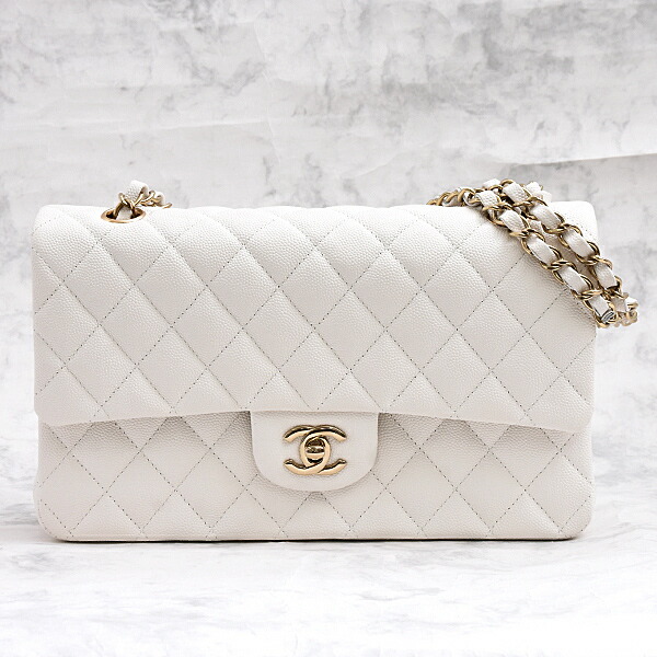 楽天市場】シャネル バッグ レディース キャビアスキン マトラッセ25