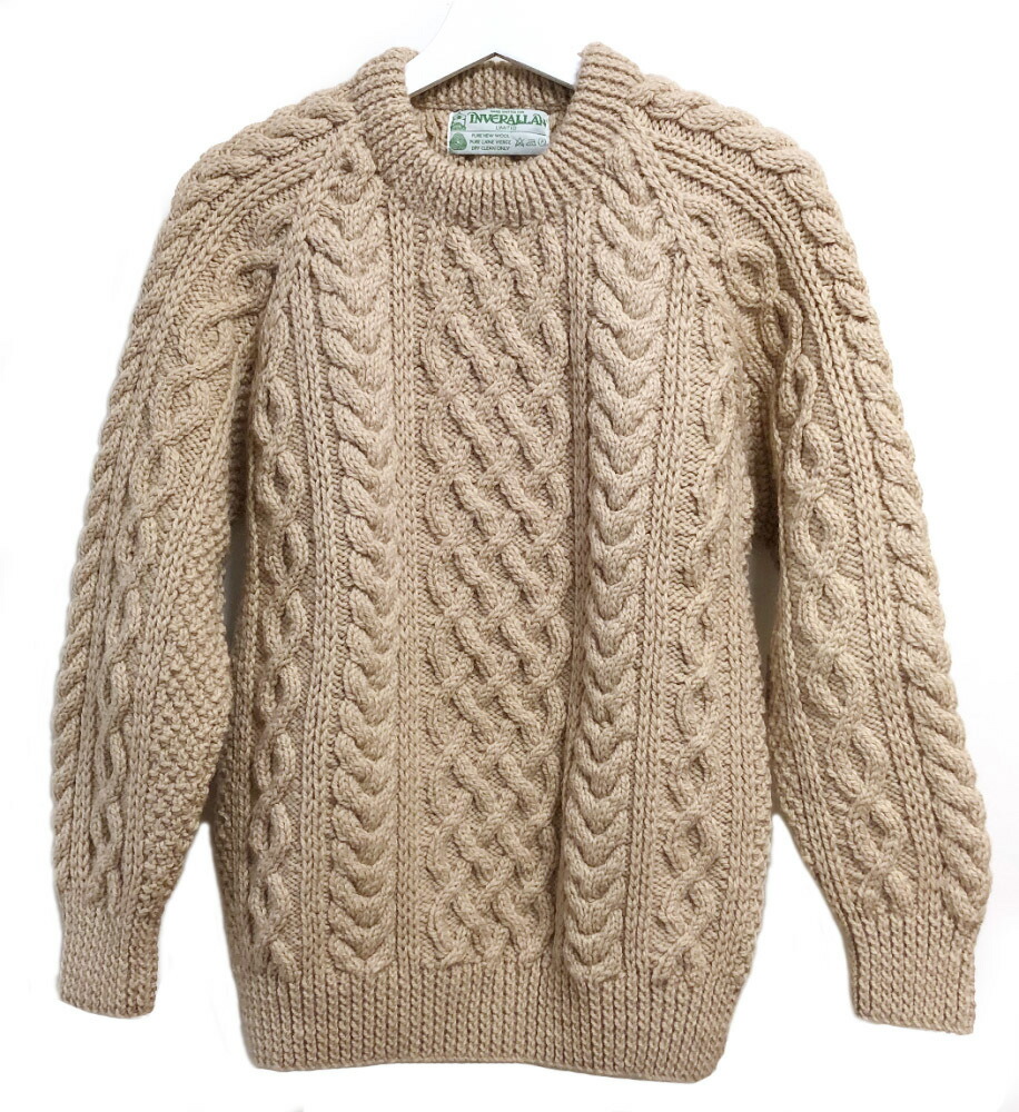インバーアランINVERALLAN 1A茶タグクルーネックニットセーター 楽天