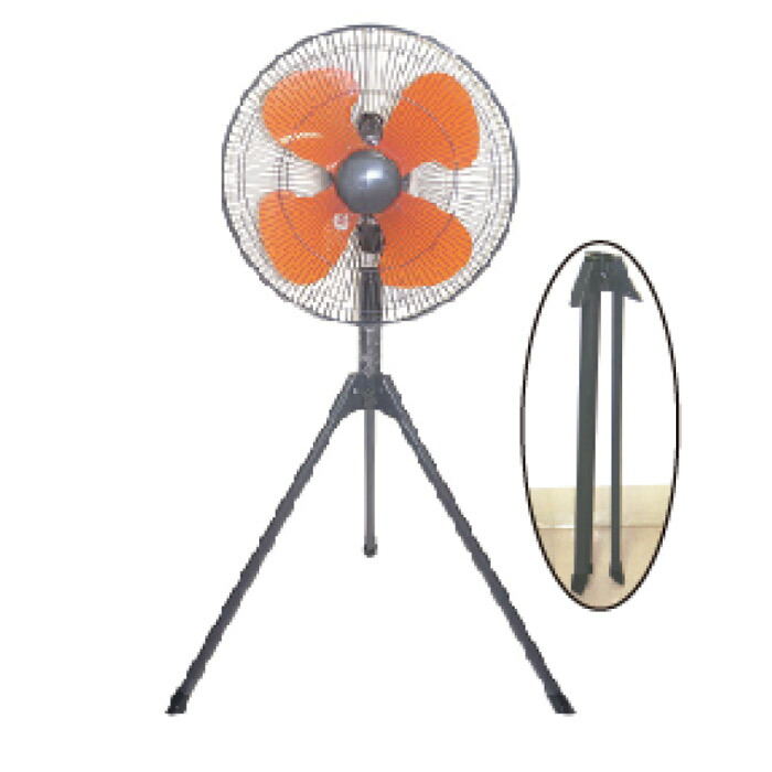 楽天市場】扇風機 工場扇 スタンド式 つまみ回転式スイッチ 折り畳み脚