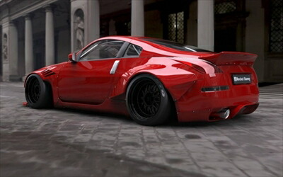 楽天市場】フェアレディZ Z33 ロケットバニー リアディフューザー 塗装