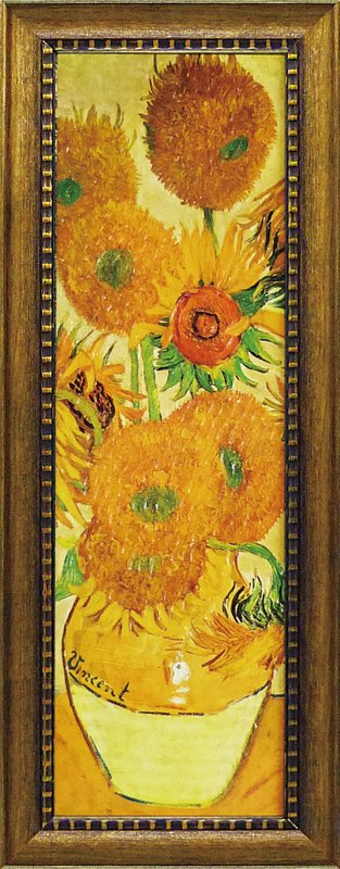 楽天市場】絵画 LLサイズ ゴッホ「ひまわり」/インテリア 額入り 額装