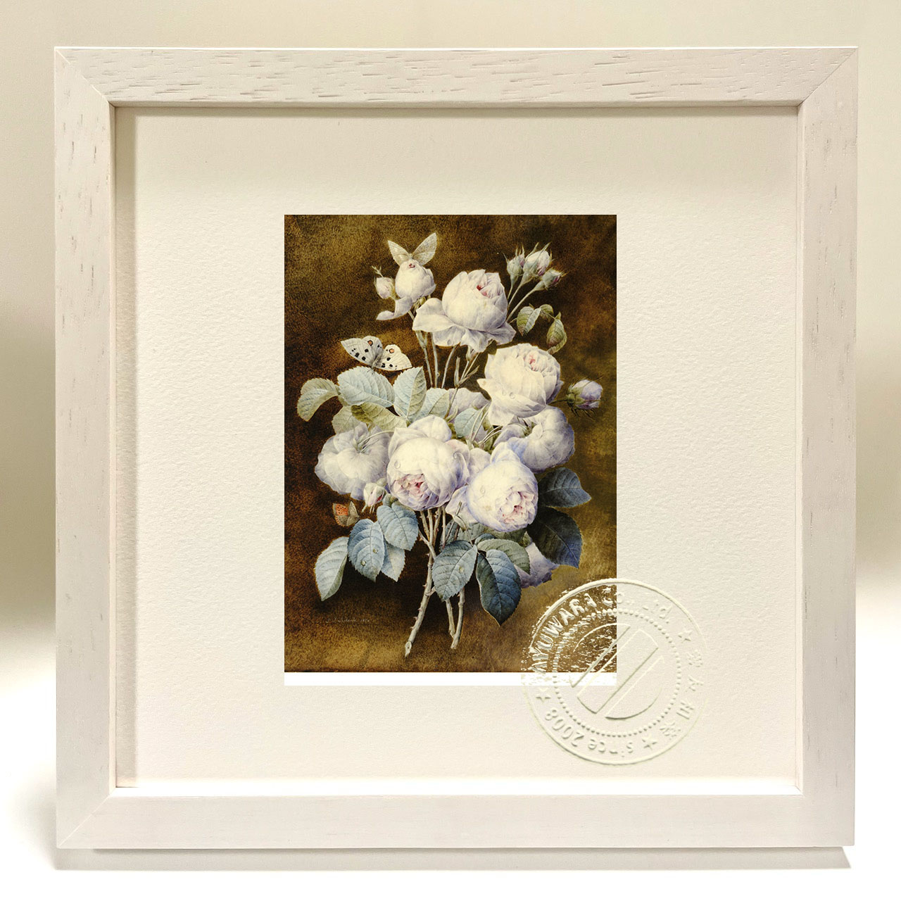 楽天市場】版画 絵画 バラのブーケ グワッシュ／ヴェラム 1825年 512