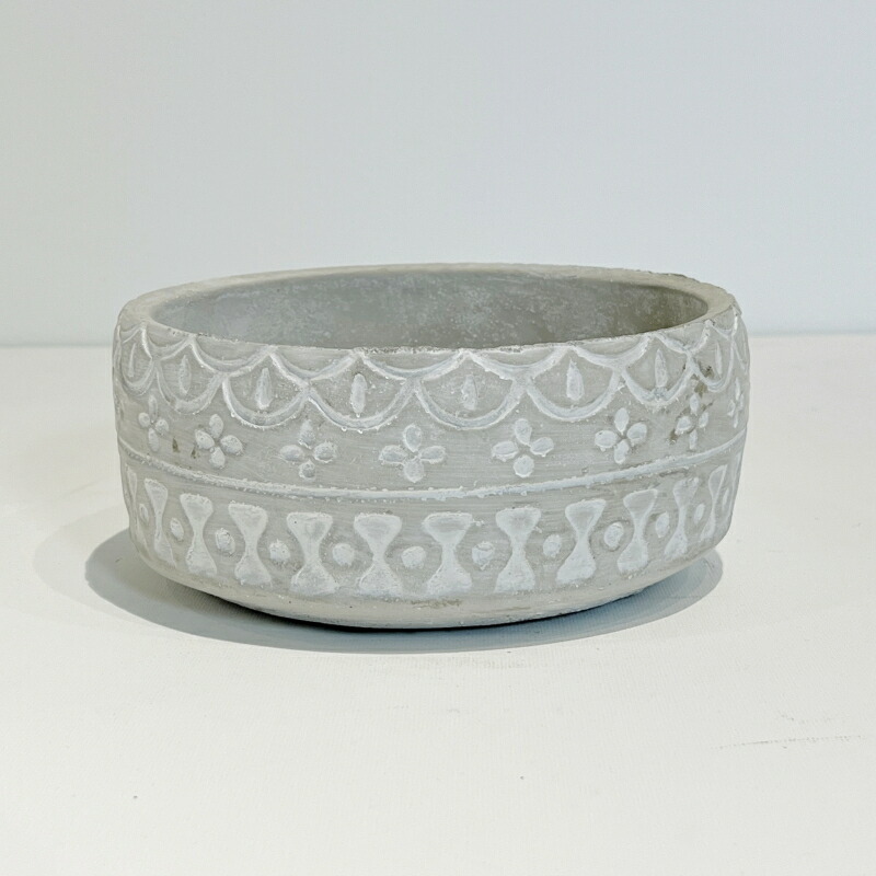 楽天市場】植木鉢 おしゃれ アンティーク セメント ナバホシャロー