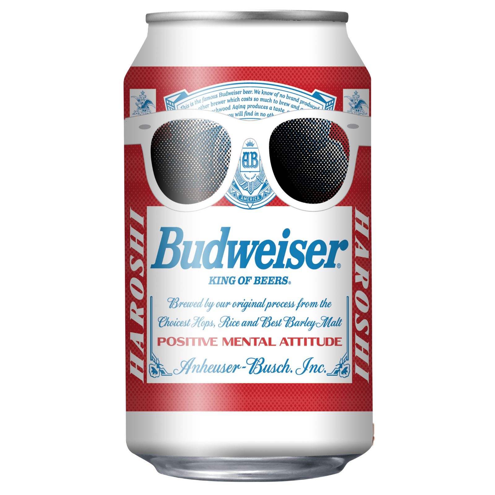 楽天市場】バドワイザー 330缶 HAROSHI ハロシ デザイン バドワイザー