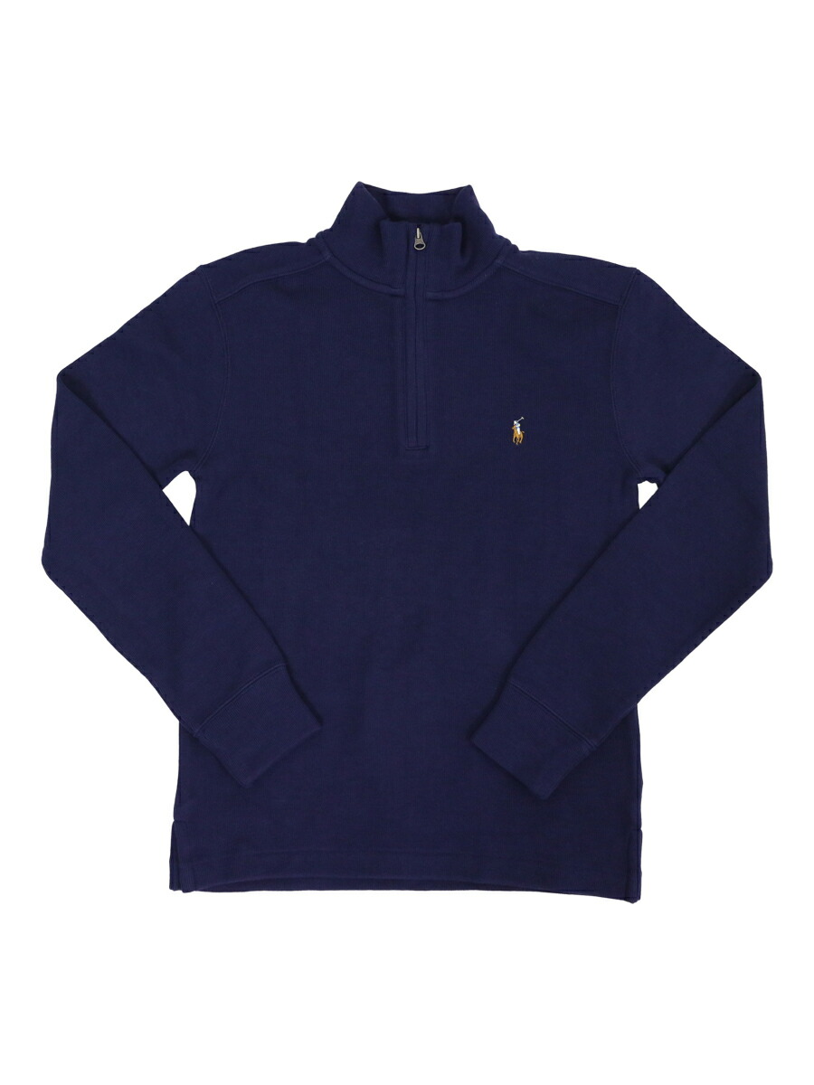 楽天市場】ポロ ラルフローレン ボーイズ ハーフジップ スウェット