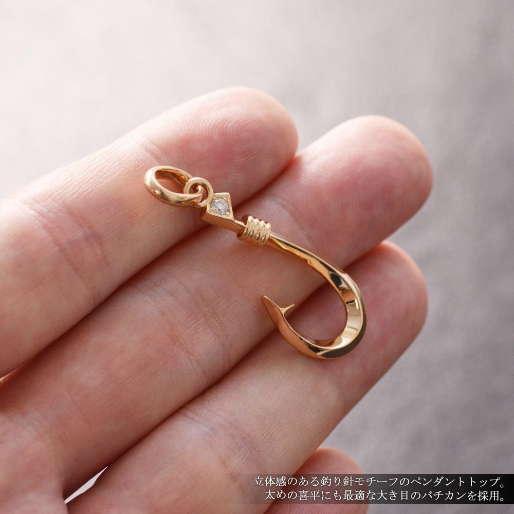 楽天市場】ペンダントトップ メンズ 18金 K18 18KPG ダイヤモンド