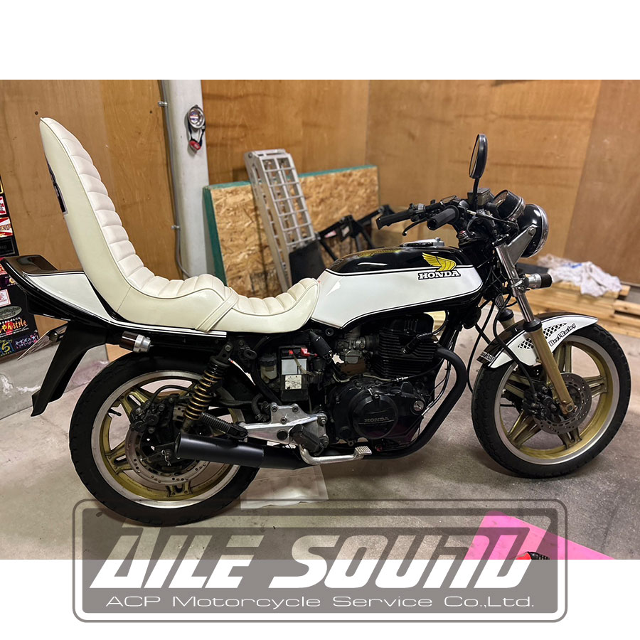 楽天市場】HAWK3 (CB250N/CB400N) エルサウンド ショート管 ブラック