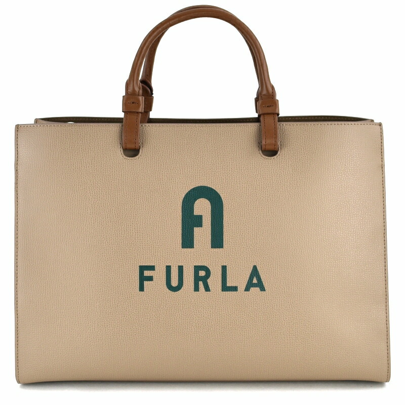 楽天市場】フルラ 2WAYトート ヴァーシティ ロゴ ハンドバッグ