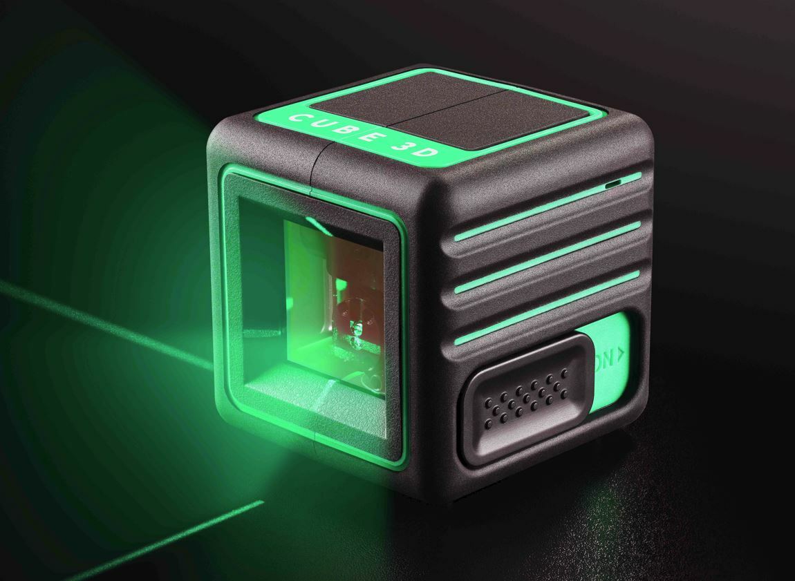 楽天市場】5%OFF グリーン レーザー墨出し器 キューブプロ2V1H