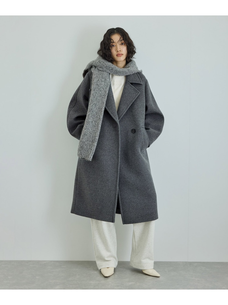 楽天市場】ウールボンディングロングコート ADAM ET ROPE' FEMME