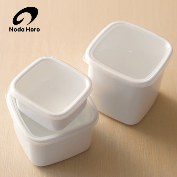 楽天市場】野田琺瑯 ホーロー容器 スクウェア S・M・L 3点セット