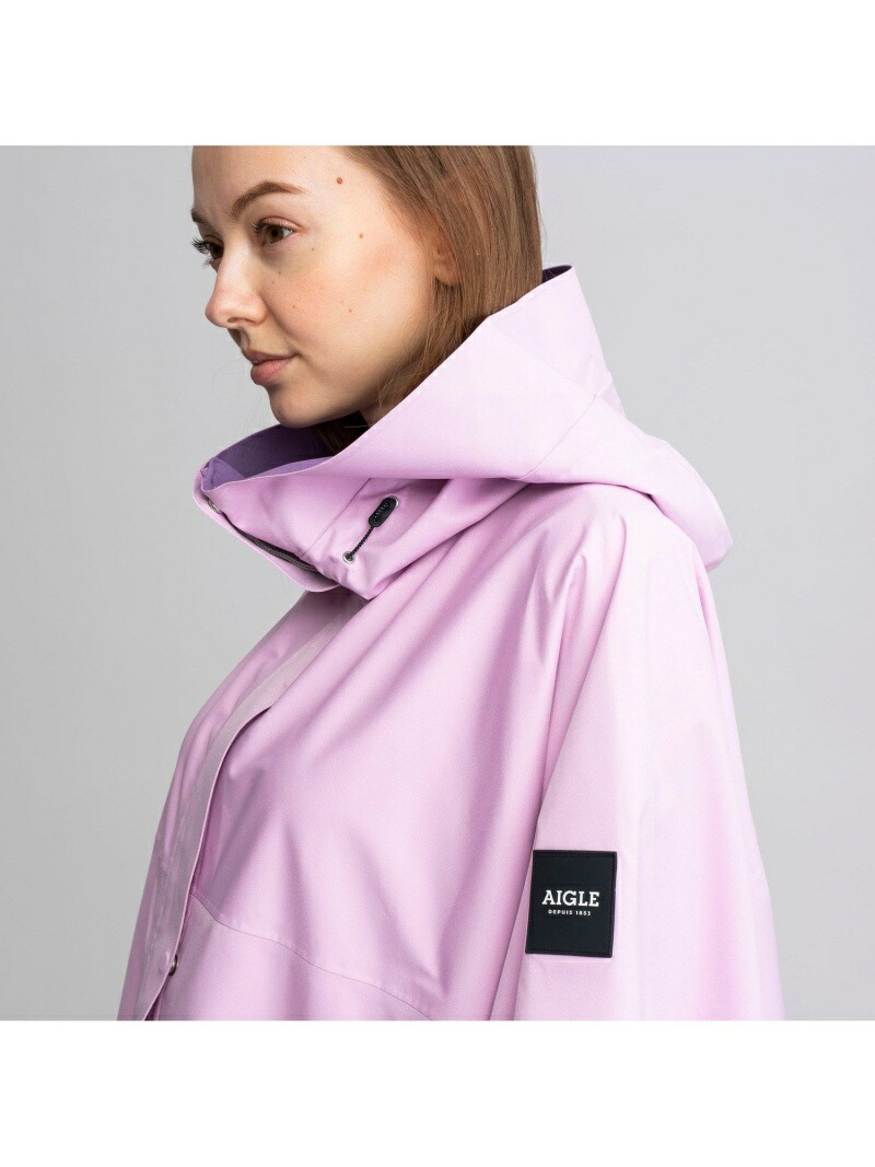AIGLE エーグル レインポンチョ レインコート ピンク