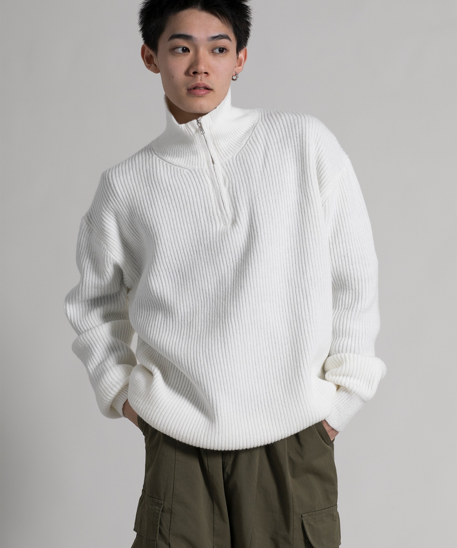 楽天市場】【2025AW】【Classic Half-Zip Knit Pullover】 メンズ