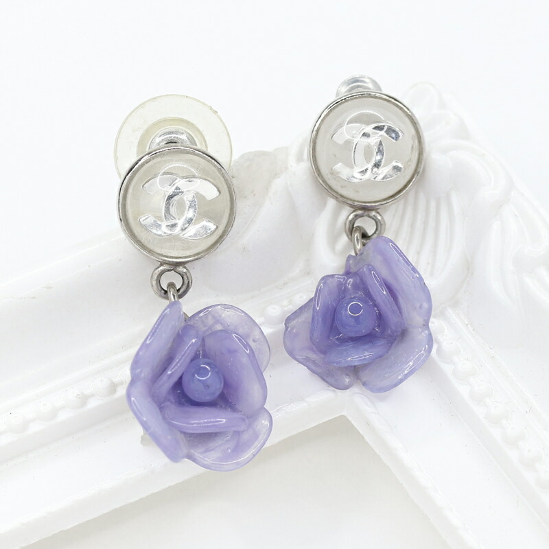 楽天市場】【CHANEL】シャネル カメリア ローズ 花 フラワー ピアス