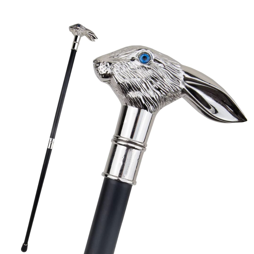 楽天市場】杖 青い目のうさぎのステッキ ラビットステッキ ウサギ 兎