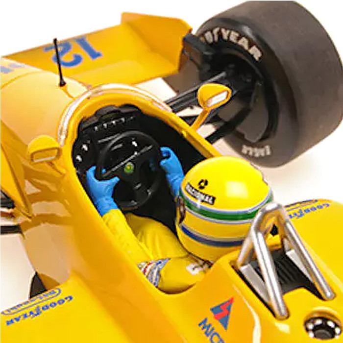 楽天市場】ミニカー 1/18 ロータス ホンダ 99T アイルトン セナ モナコ
