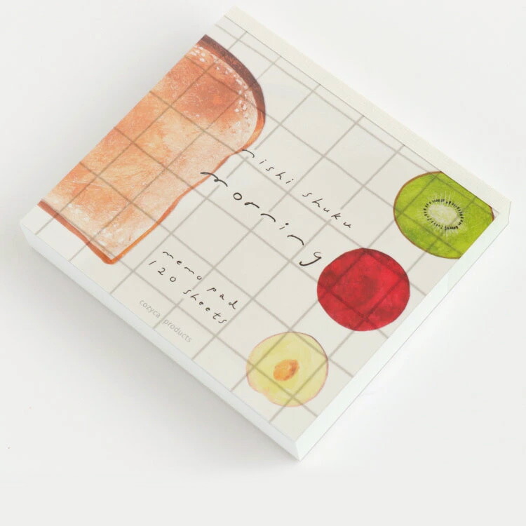 楽天市場】ブロックメモ 西淑 nishi shuku [ morning ] cozyca