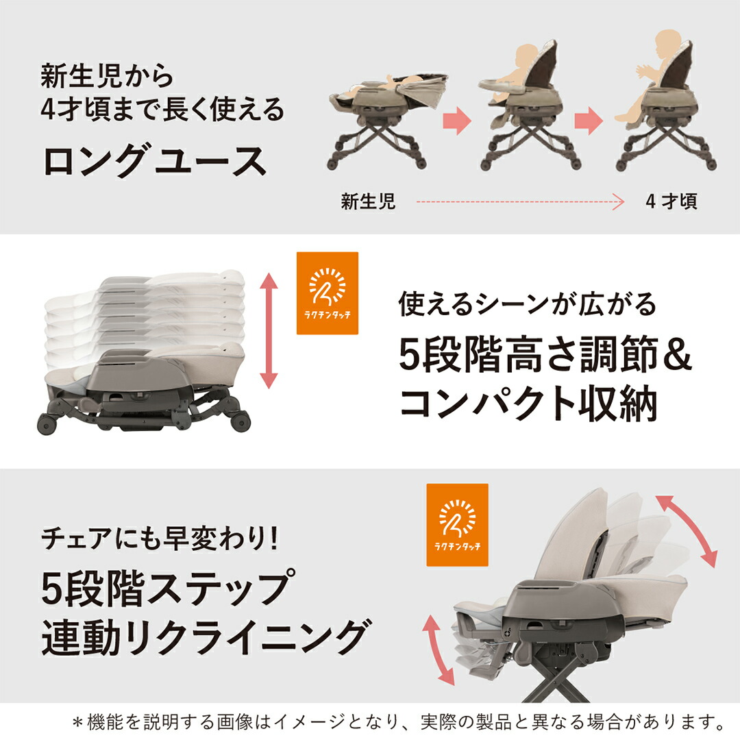 楽天市場】【combi コンビ】 ホワイトレーベル ネムリラ AUTO SWING