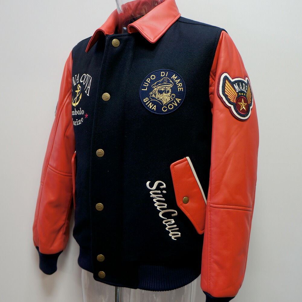 楽天市場】(SALE)シナコバ・22 秋冬 AW 新作・羊革使い スタジャン(L