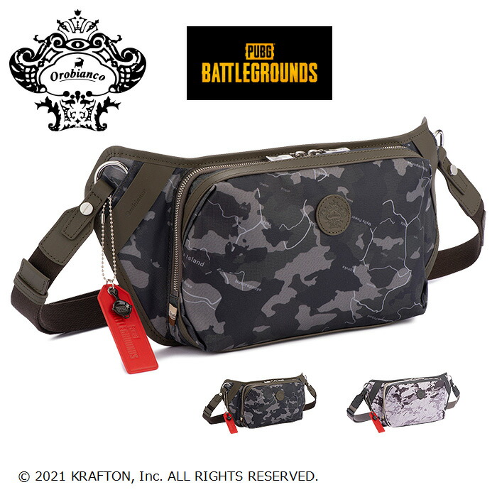 楽天市場】オロビアンコ ボディバッグ PUBGコラボ ウエストバッグ
