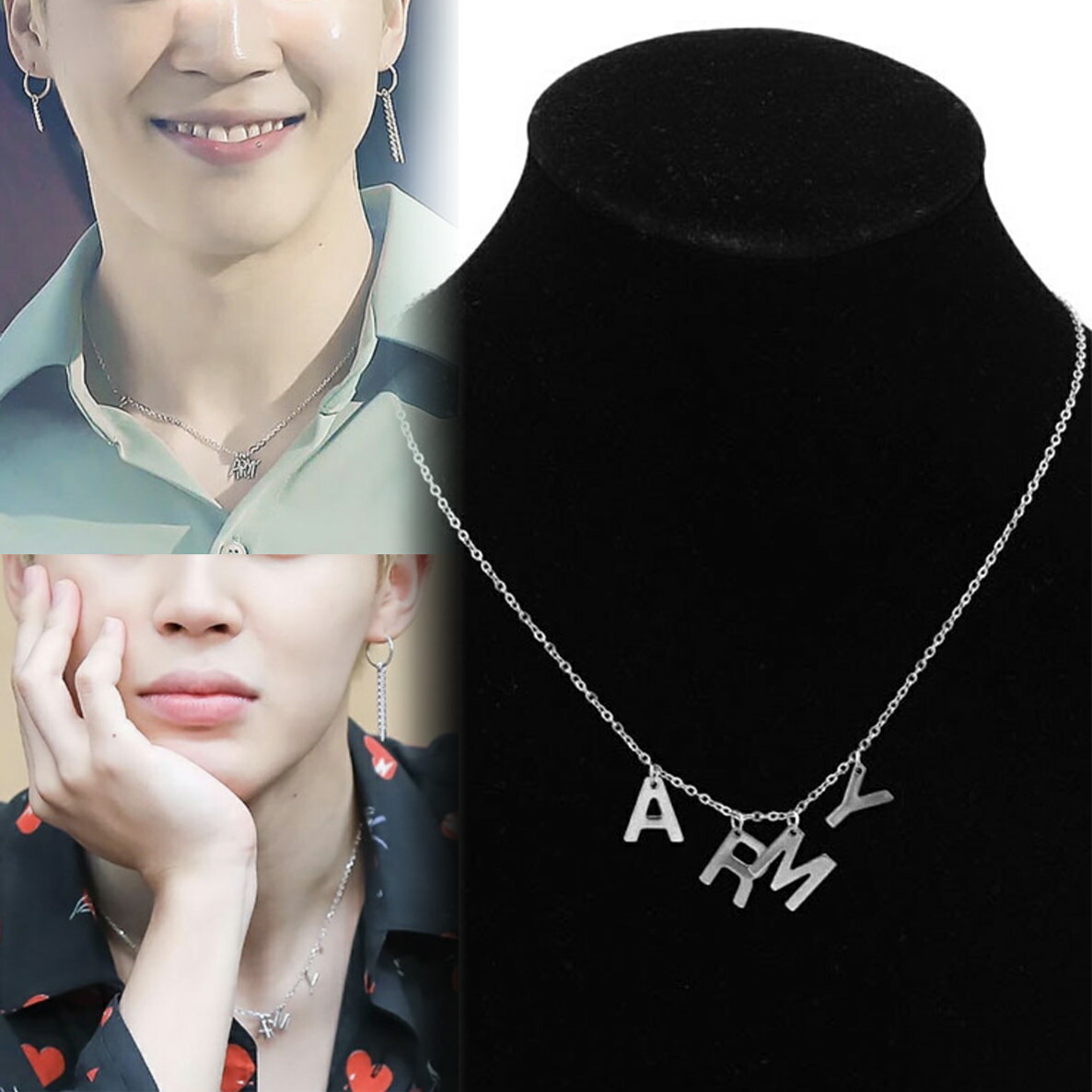 楽天市場】BTS 防弾少年団 ジミン 着用モデル ネックレス ARMY