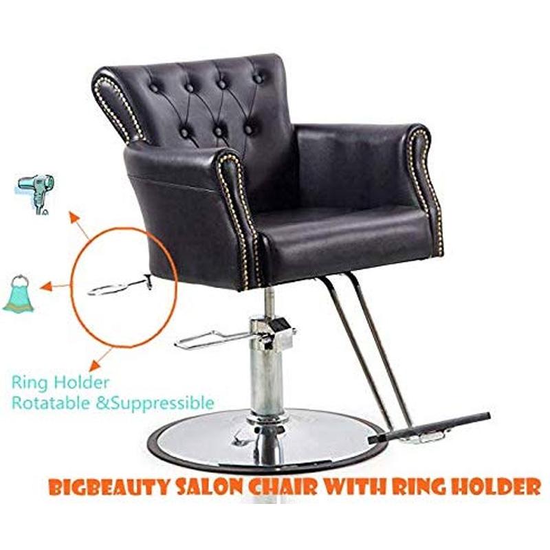 楽天市場】サロンチェア ドライヤーホルダー付 美容室 美容院 イス