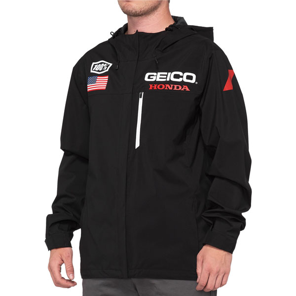 楽天市場】100% Geico Honda Kappa Hooded Team Jacket ライディング