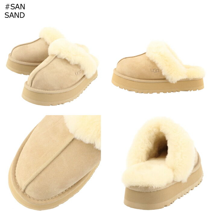楽天市場】アグ UGG スリッポン DISQUETTE 厚底 スリッパ 3.5cmヒール