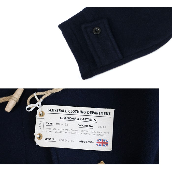 楽天市場】Gloverall グローバーオール MONTY DUFFEL COAT モンティー
