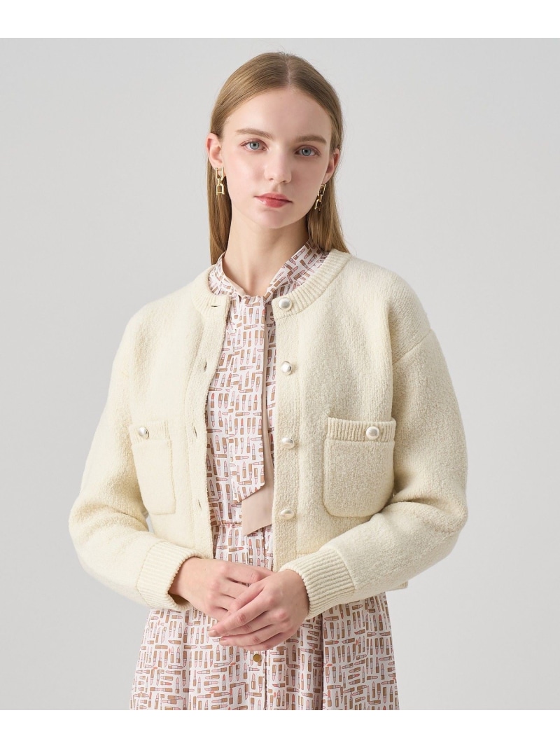 楽天市場】【SALE／30%OFF】ウールブークレブルゾン カーディガン