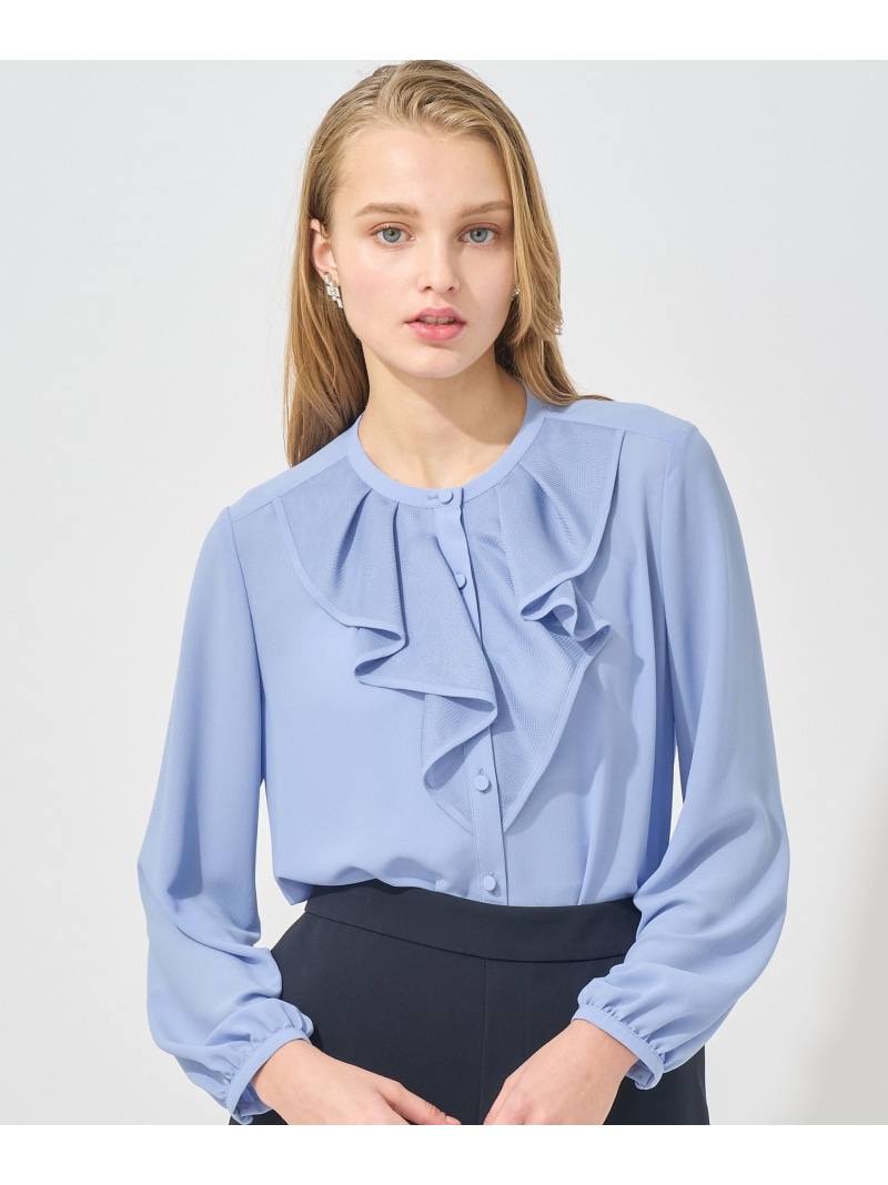 楽天市場】【Eternal Line 2025】ジョーゼットカラミラッフル ブラウス