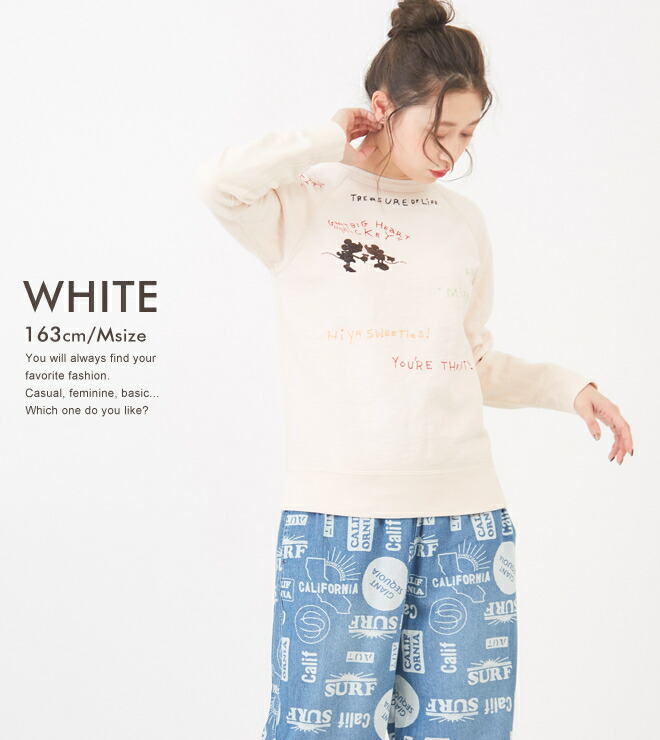 楽天市場】ミッキートレーナー / DENIM DUNGAREE(デニムアンド