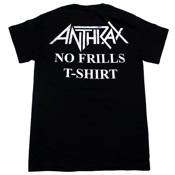 楽天市場】ANTHRAX アンスラックスNO FRILLS オフィシャル バンドT