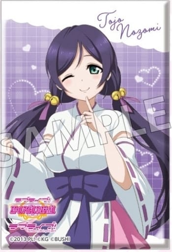 ラブライブ 東條希 缶バッジ スクエア クリスマス 水着 道化師