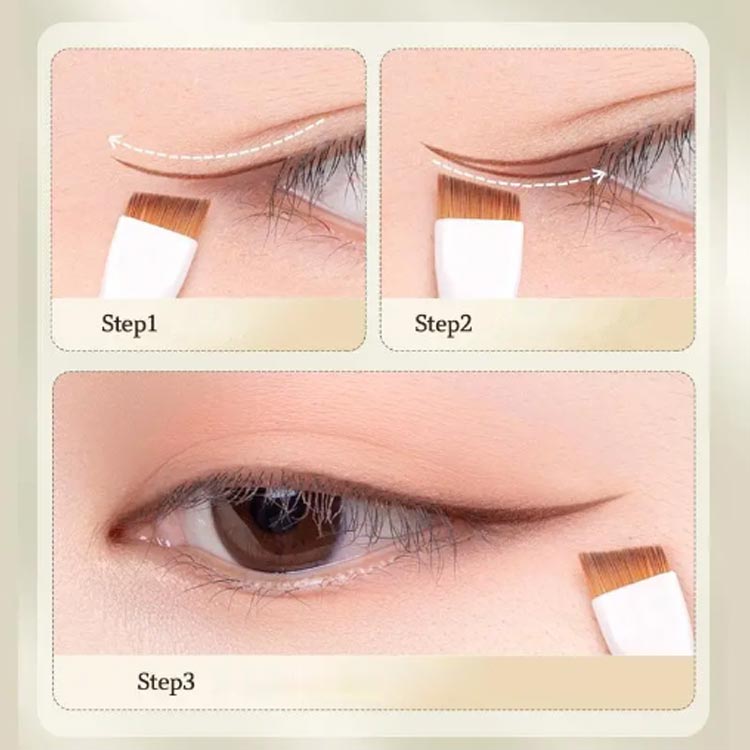 楽天市場】4本セット 極細 薄い アイライナーブラシ アイブロウブラシ