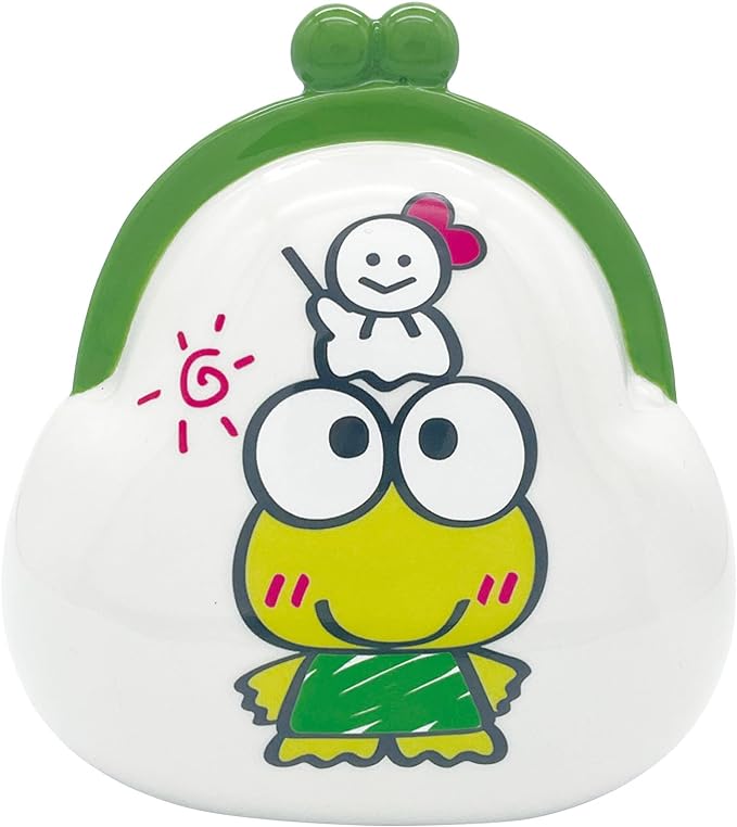 楽天市場】けろけろけろっぴ けろっぴ 貯金箱 陶器製 がま口 レトロ