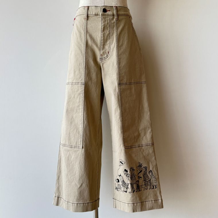 楽天市場】アルベロベロ（パンツ脚幅ワイド）（パンツ｜ボトムス