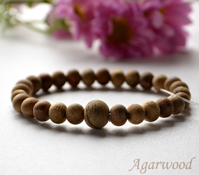 楽天市場】【腕輪念珠】香木ブレス「沈香尺二玉腕輪念珠」 7mm 26玉 共