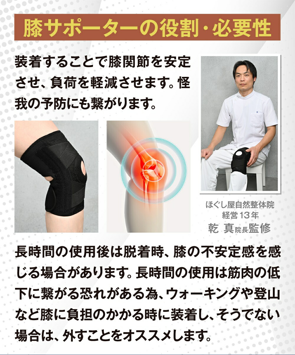 楽天市場】【楽天1位】整体師監修 ANSINDO メッシュ 膝サポーター