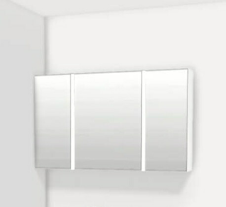 楽天市場】LIXILルミシスフェイスフルライト付3面鏡ML5