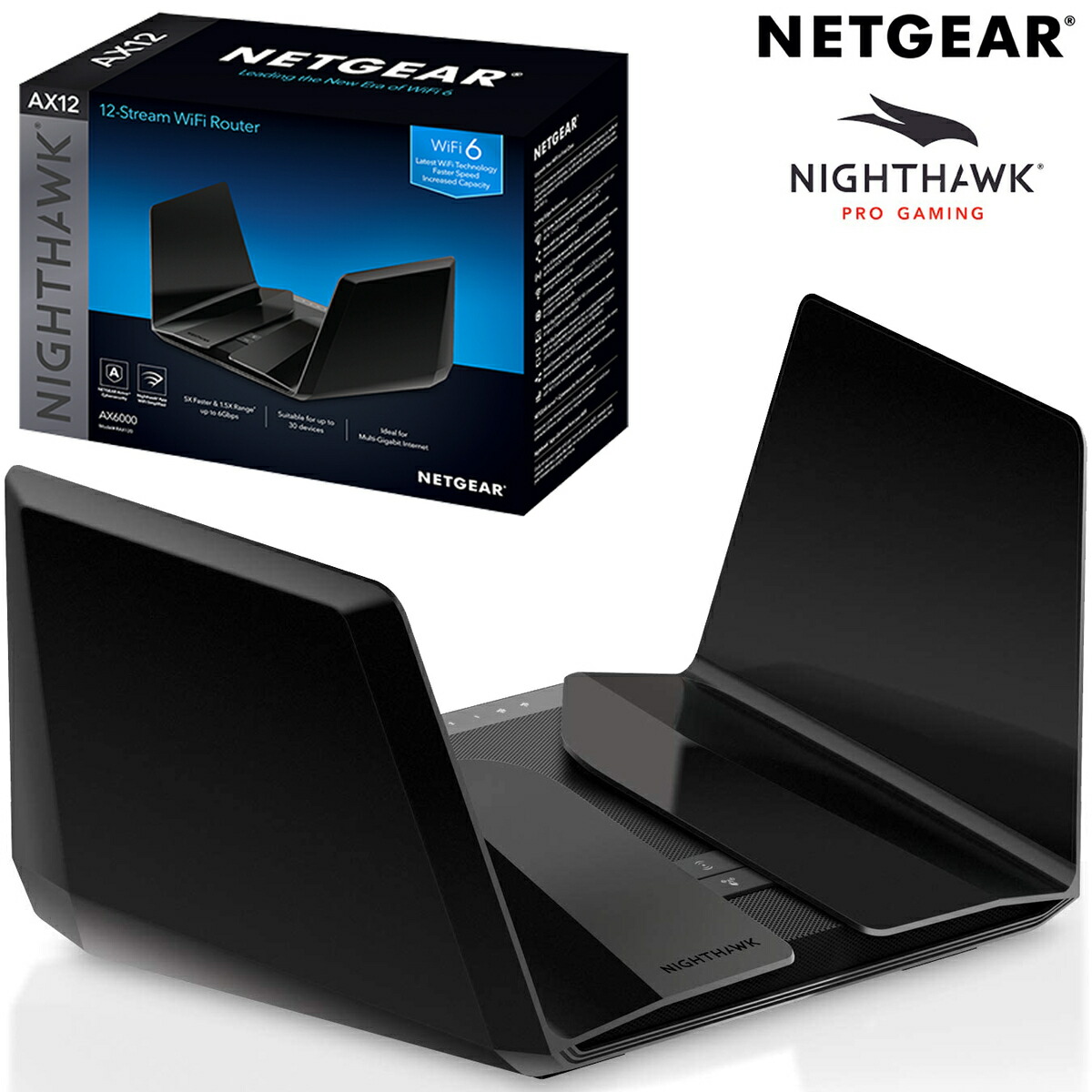 楽天市場】NETGEAR RAX200-100JPS Nighthawk AX12 RAX200 AX11000