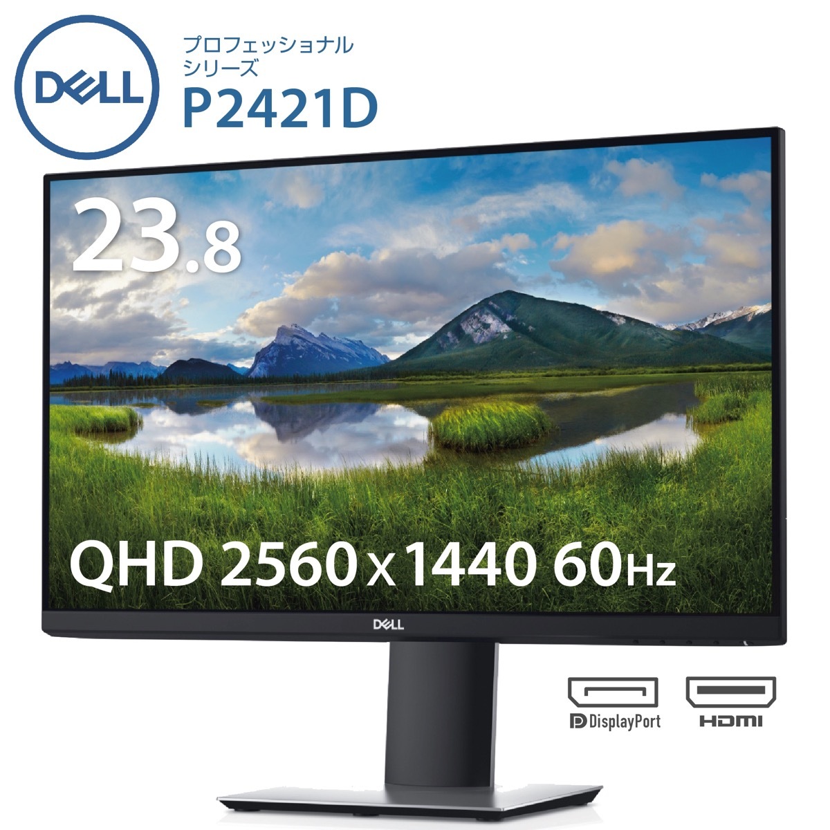 Dell】P2421D 23.8㌅ WQHD｜Type-C給電｜高さ調整可 Dell】P2421D 23.8