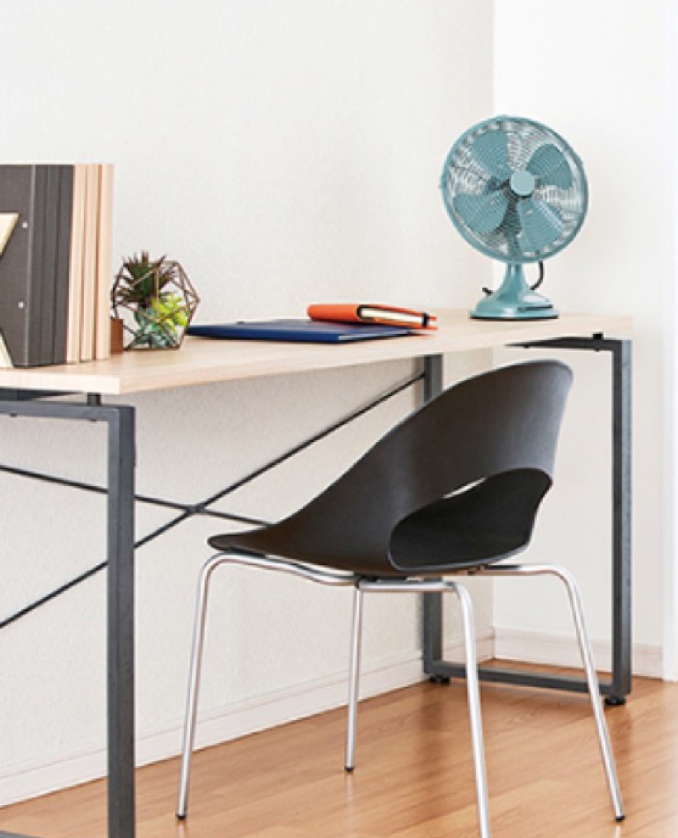 楽天市場】ドウシシャ FDU-251 SBL サックスブルー 卓上 扇風機 メタル