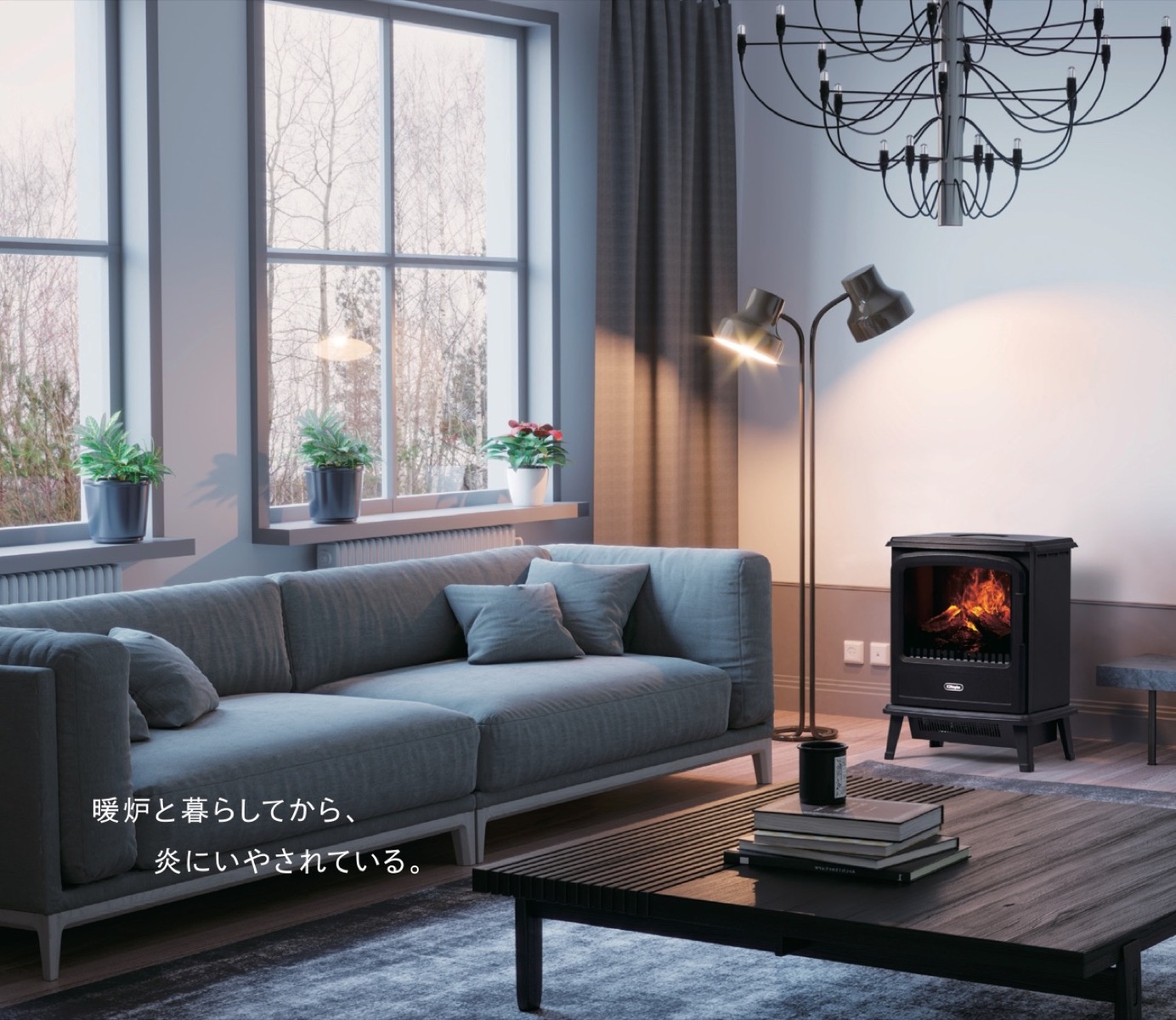 DIMPLEX☆暖炉型電気ストーブ☆Evandale／EVN10J Dimplex EVN10J 暖炉