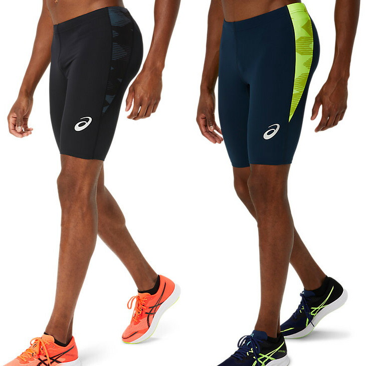 楽天市場】アシックス グラフィックミドルタイツ メンズ asics ハーフ